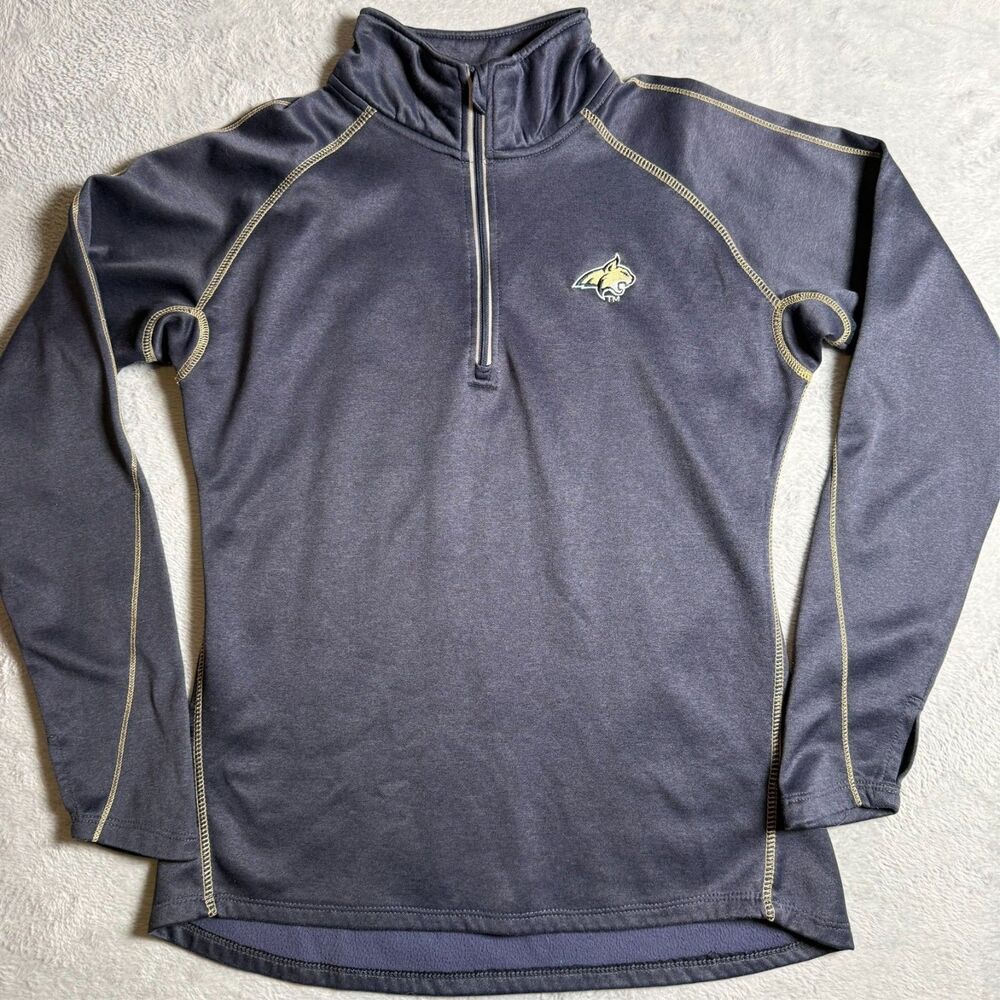 Knights Apparel Montana State Bobcats 1/4 Zip Active Jacket Women's Small